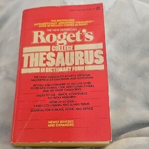 Vintage Roget's College Thesaurus